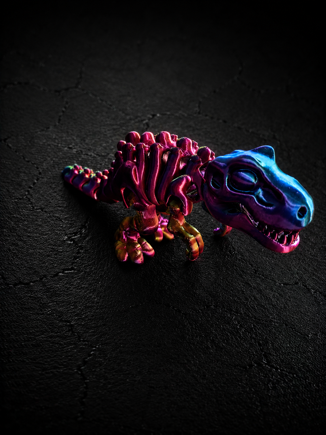 T-Rex Articulé Coloré