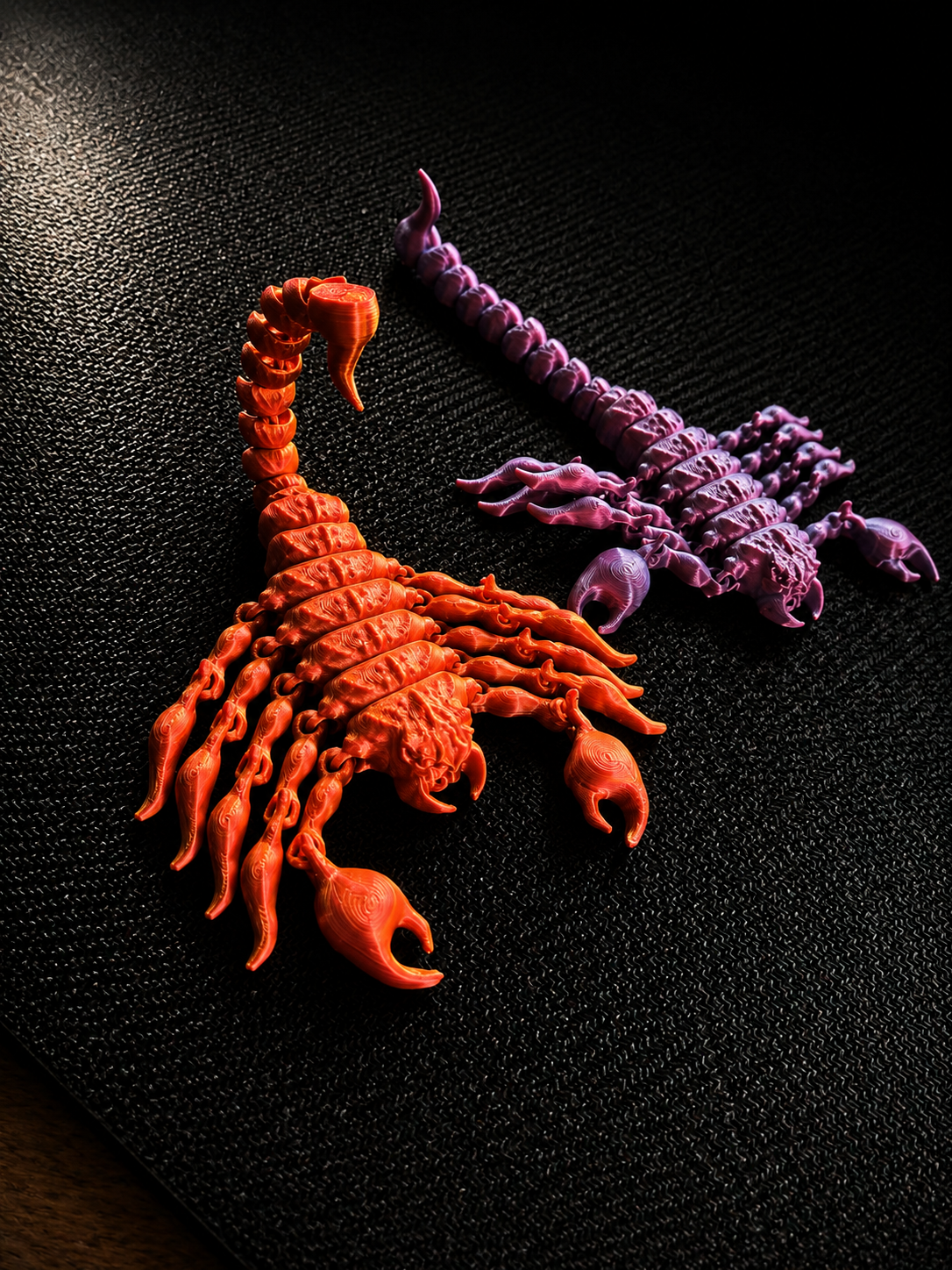 Figurines Scorpions Colorées