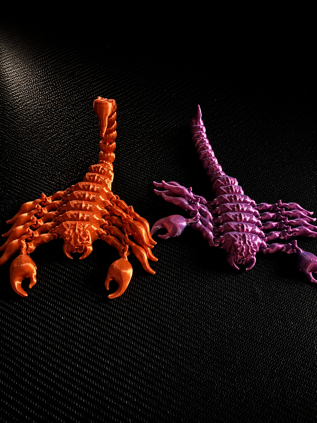 Figurines Scorpions Colorées