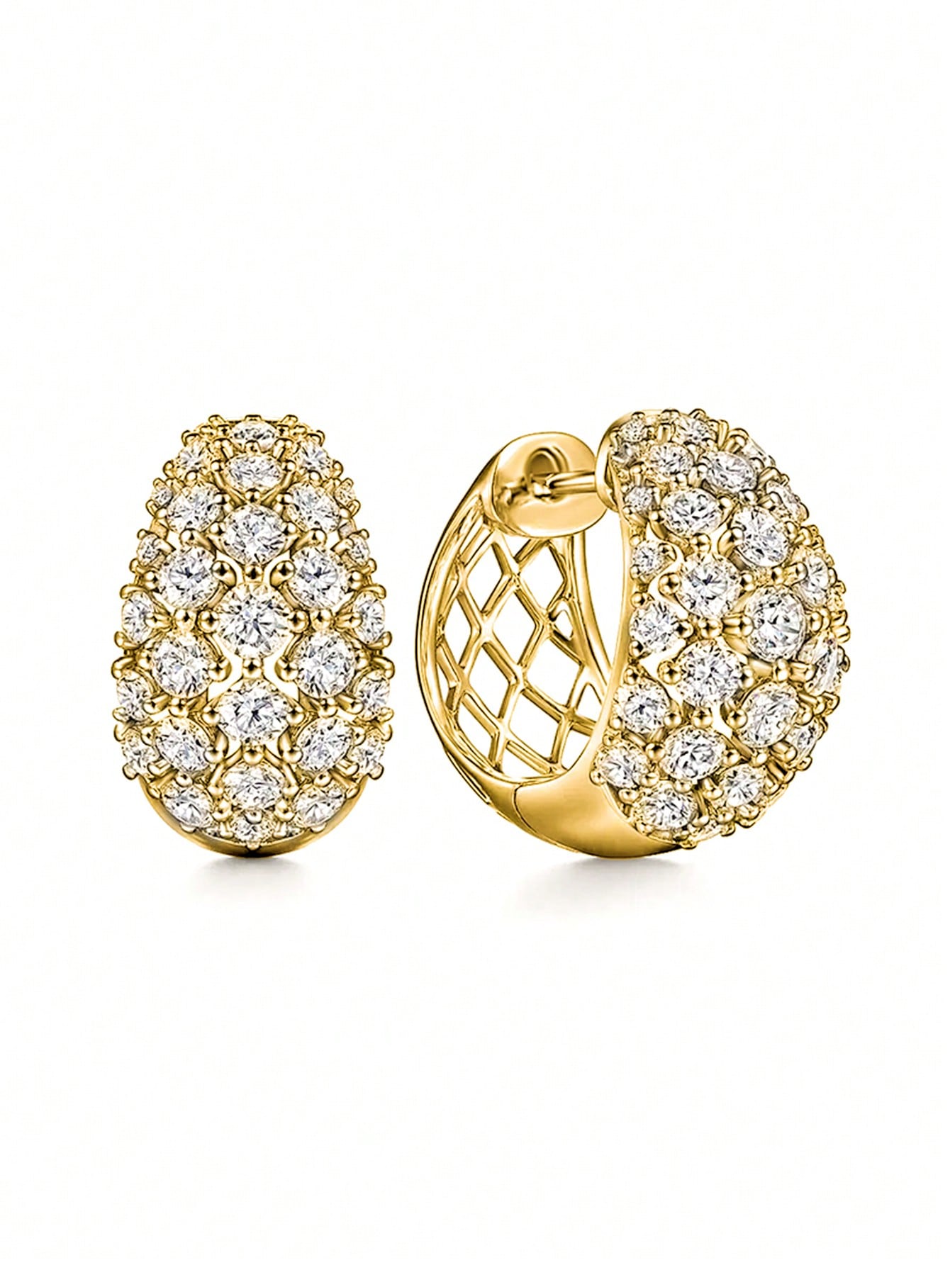 Angelou Zircon Hoops