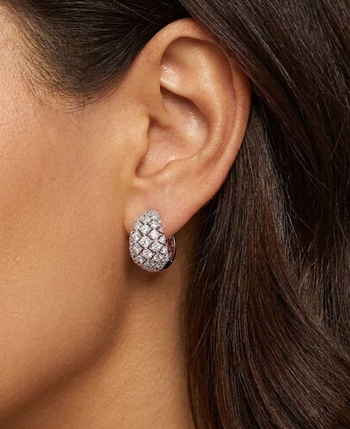 Angelou Zircon Hoops