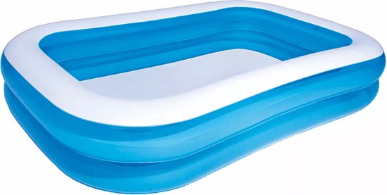BESTWAY OPBLAASZWEMBAD RECHTHOEK - 262x175x51 CM - 778L
