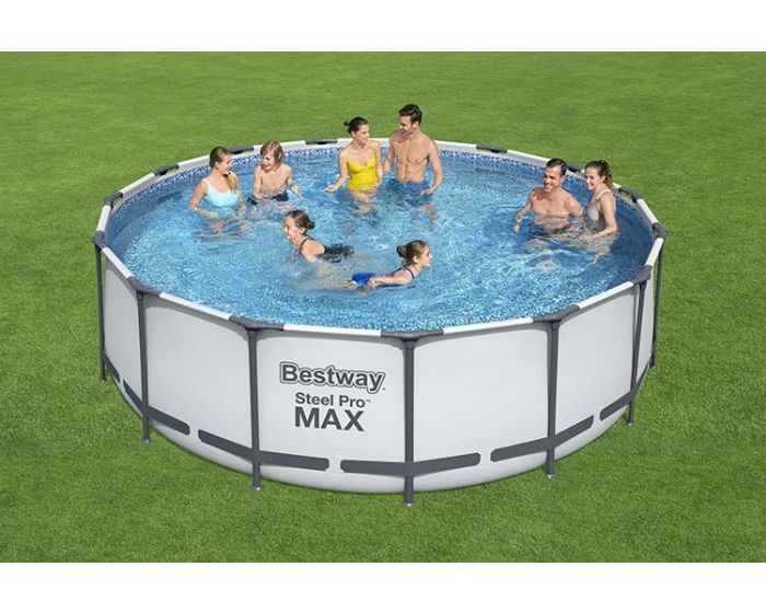 BESTWAY ZWEMBAD STEEL PRO MAX SET ROND 457 X122