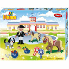 Hama strijkkralen paarden set 4.000st.