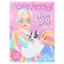 TOPModel Stickeren op nummer
