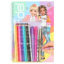 Topmodel Kleurboek met kleurpotlodenset