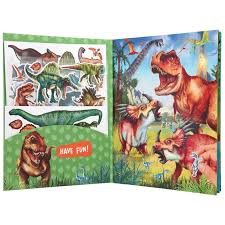 Dino World Stickerboek met Puffy Stickers