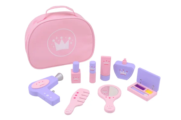 Houten make-up speelgoedset