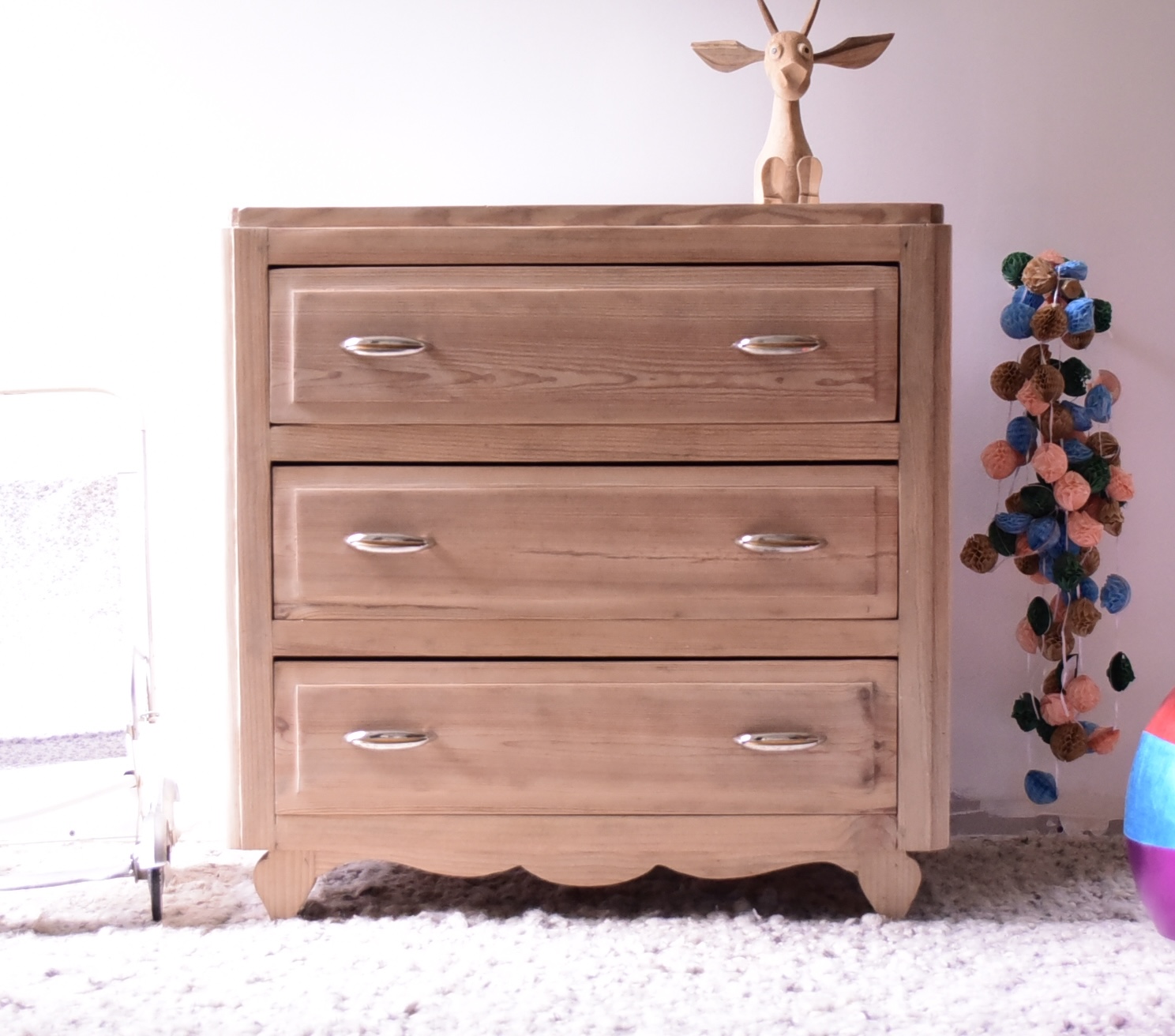 Commode Art Déco en pin