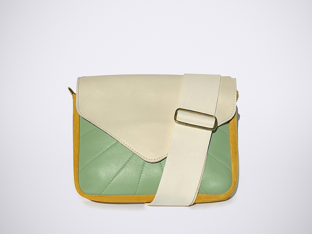 BIG ENVELOPE S - Ivory/Sage/Yellow