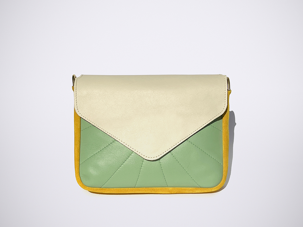 BIG ENVELOPE S - Ivory/Sage/Yellow