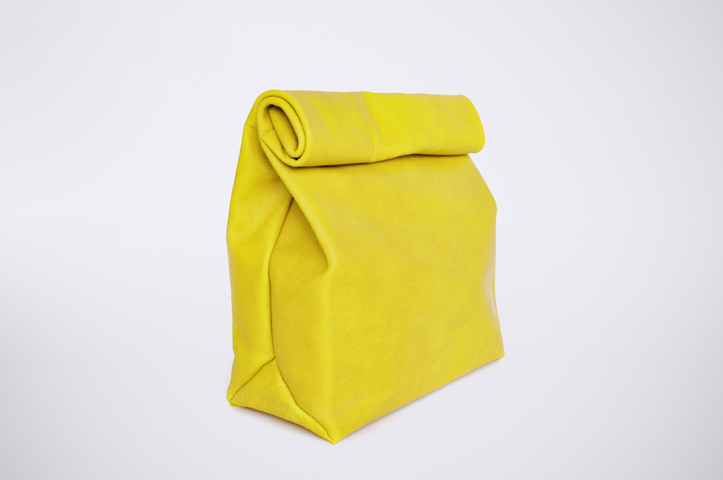 PAPER CLUTCH - WaxYellow