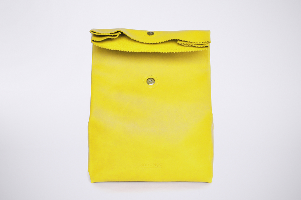 PAPER CLUTCH - WaxYellow