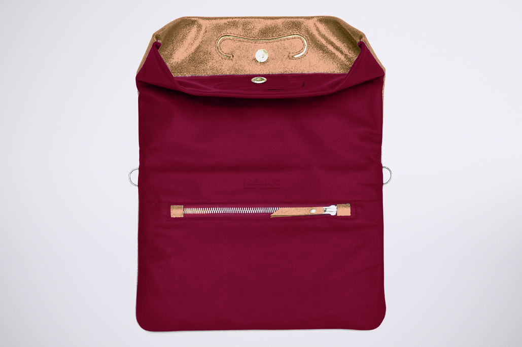 PATCH CLUTCH - ShinyBronze