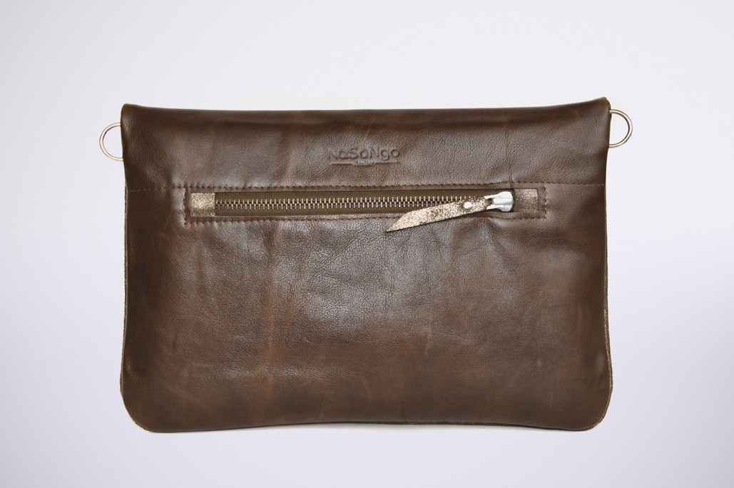 PATCH CLUTCH - Bronze