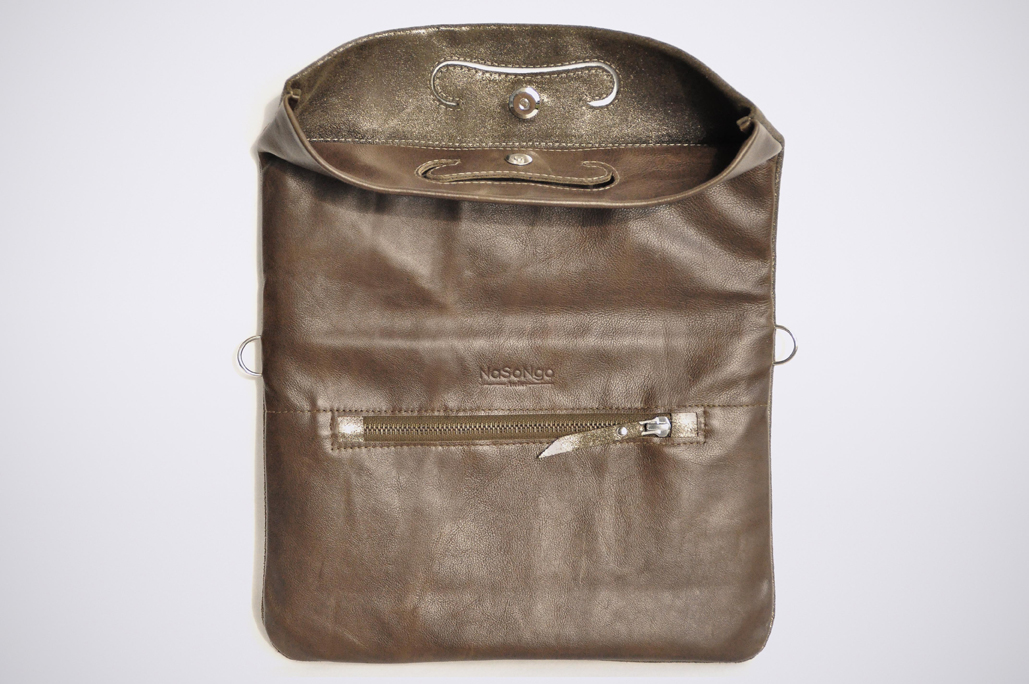 PATCH CLUTCH - Bronze