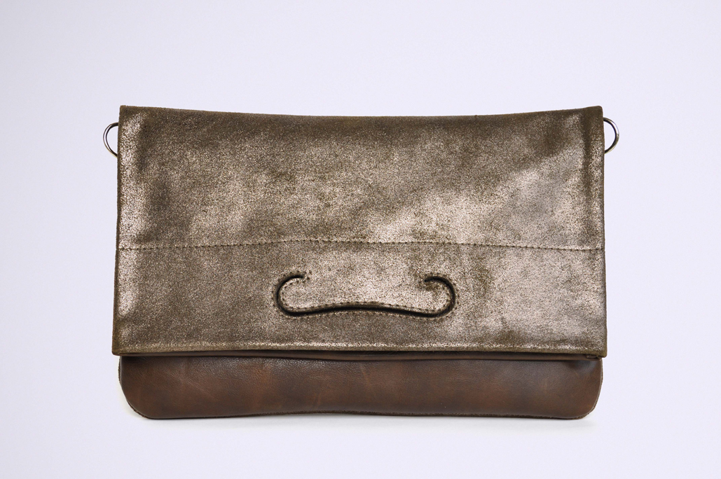 PATCH CLUTCH - Bronze