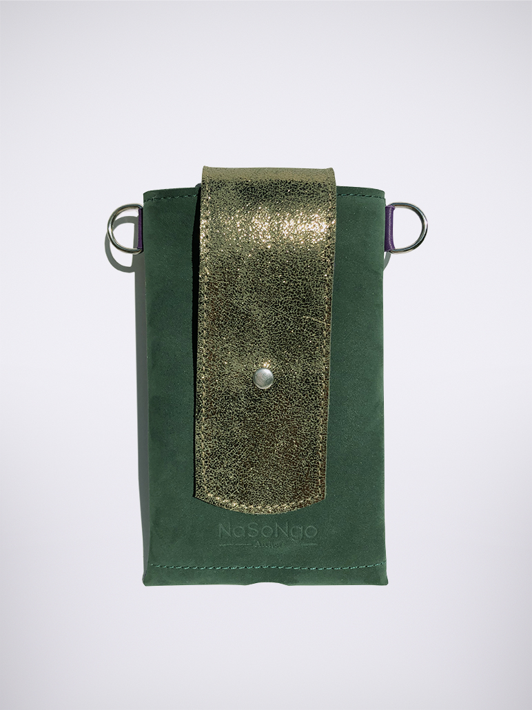 PHONE BAG - NubuckGreen