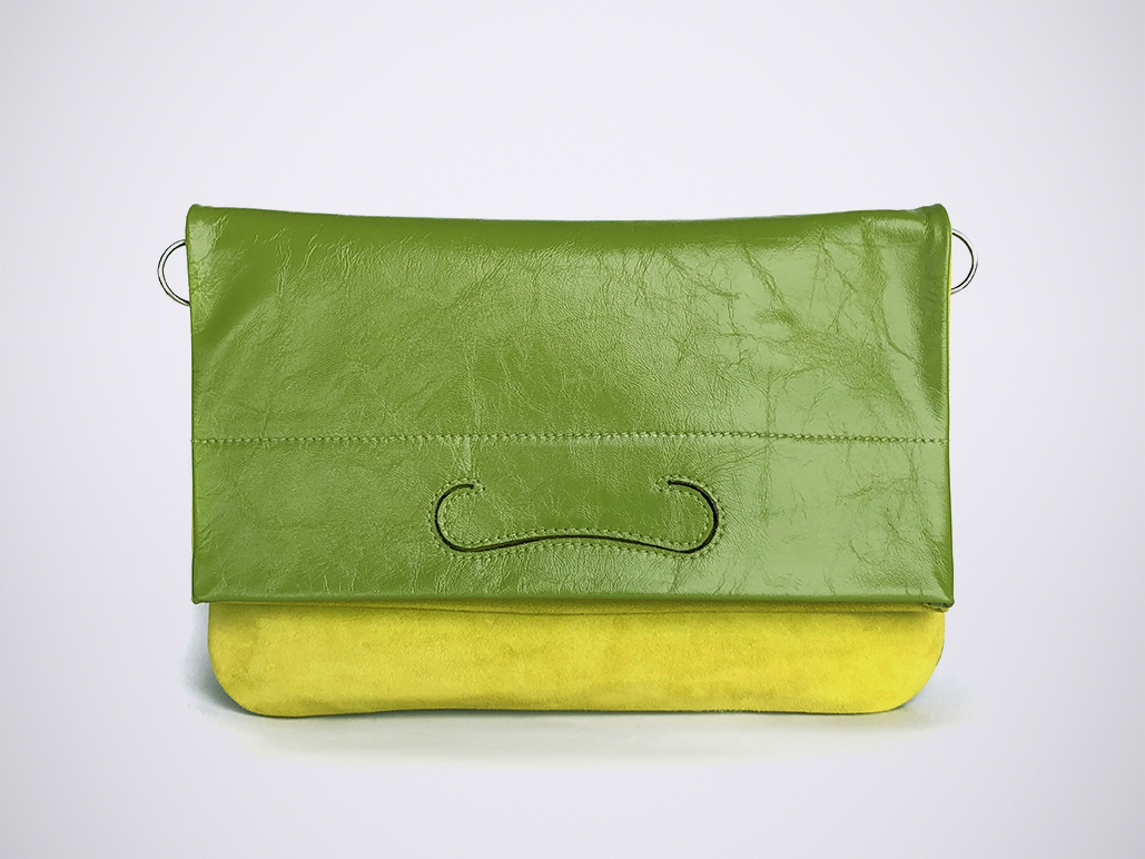 PATCH CLUTCH - Lemon Green