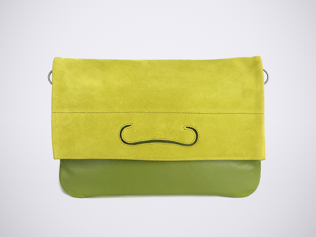PATCH CLUTCH - Lemon Green