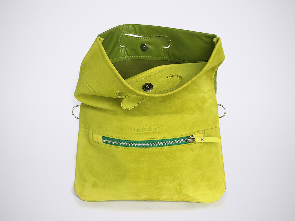 PATCH CLUTCH - Lemon Green