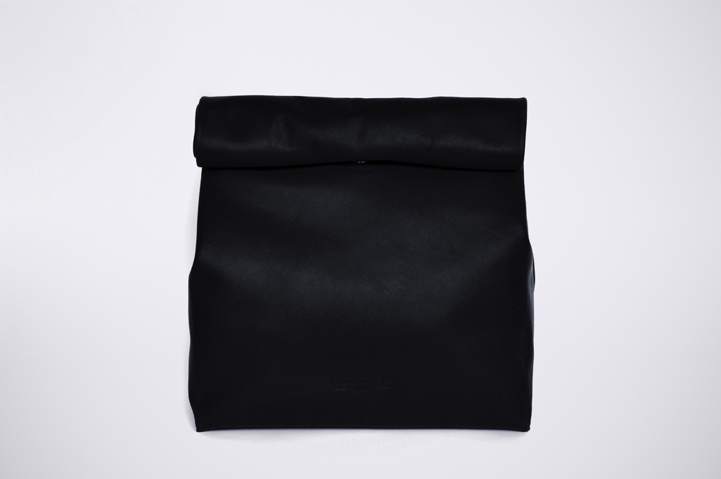 PAPER CLUTCH - WaxBlack