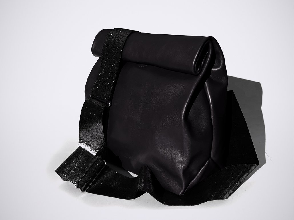 PAPER CLUTCH - WaxBlack