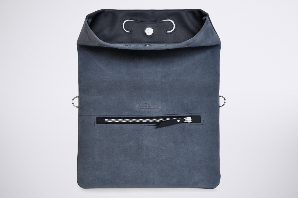 PATCH CLUTCH - WaxBlack/Nubuck