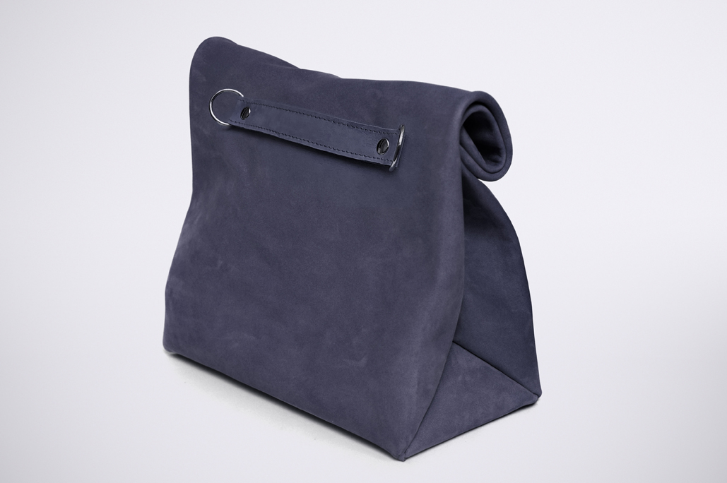 PAPER CLUTCH - NubuckGrey