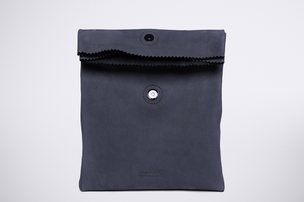 PAPER CLUTCH - NubuckGrey