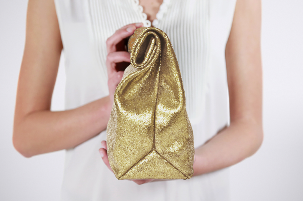 PAPER CLUTCH - ShinyGold