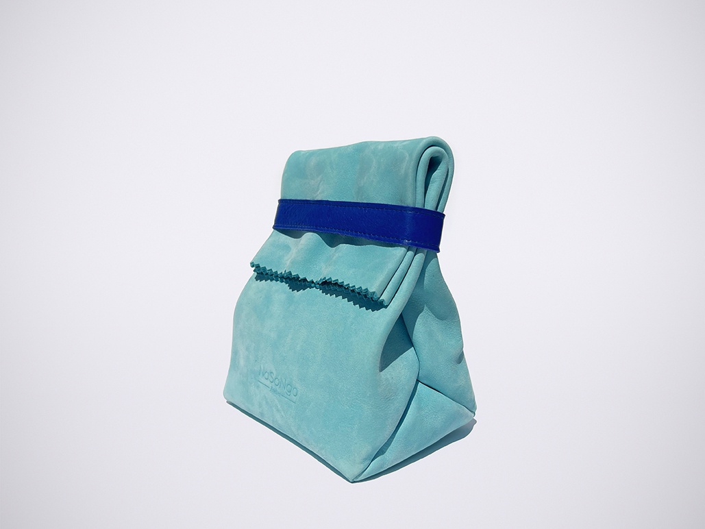 PAPER BAG - NubuckAqua