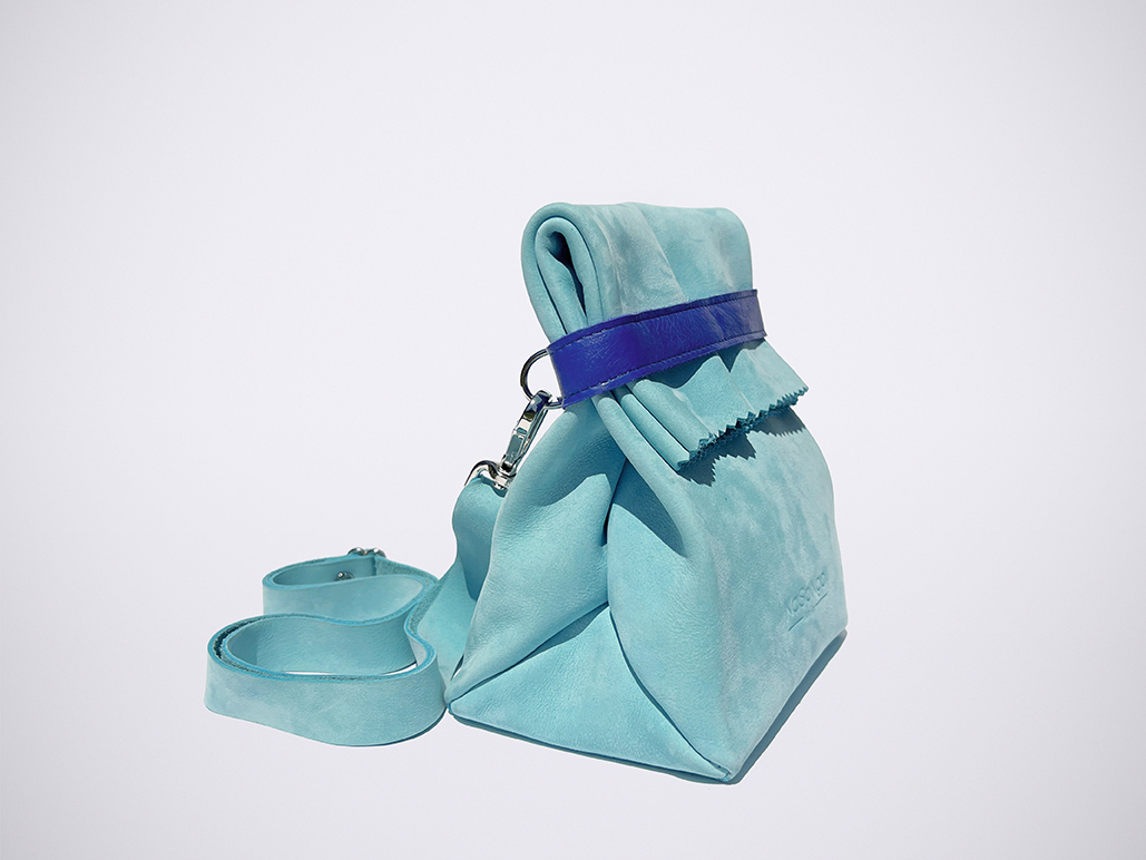 PAPER BAG - NubuckAqua