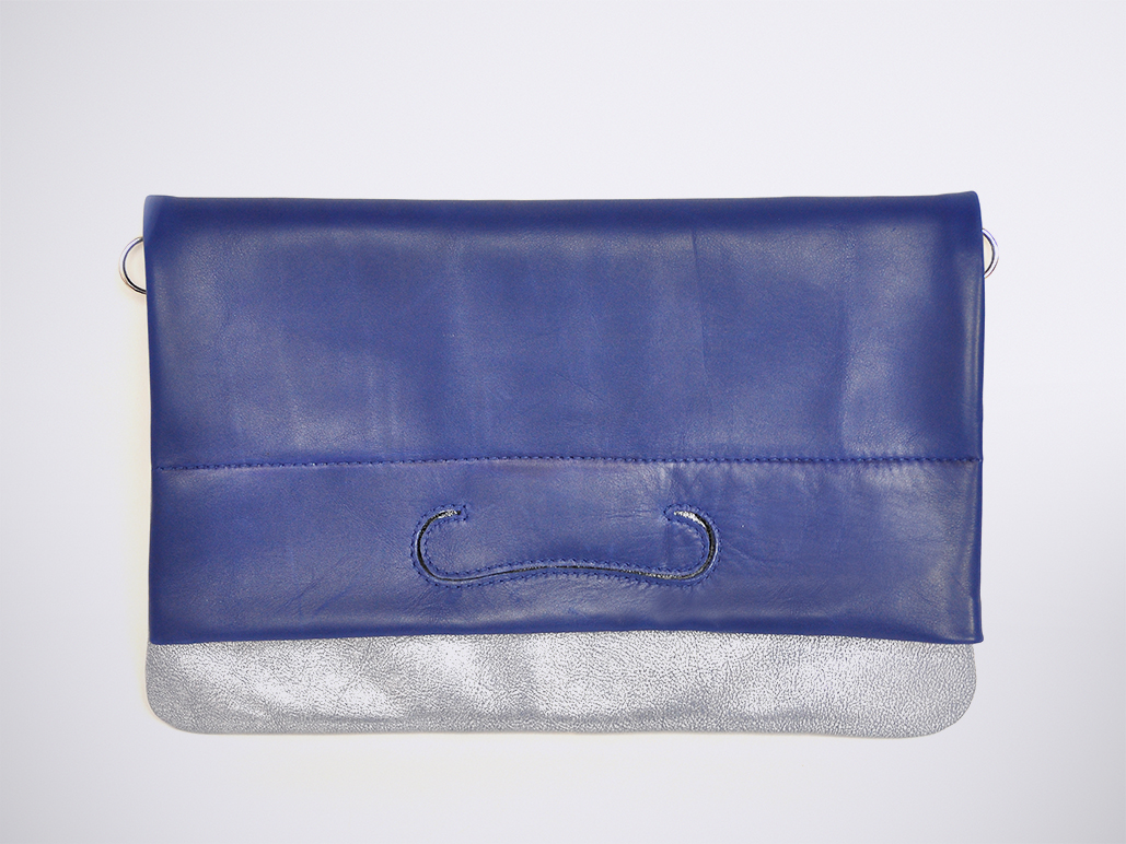 PATCH CLUTCH - ShimmerBlue / Blue