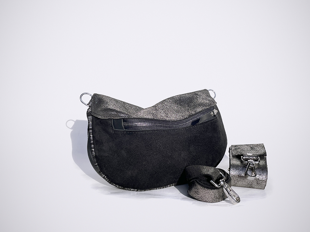 BANANA MINI - ShinyBlack / SuedeBlack