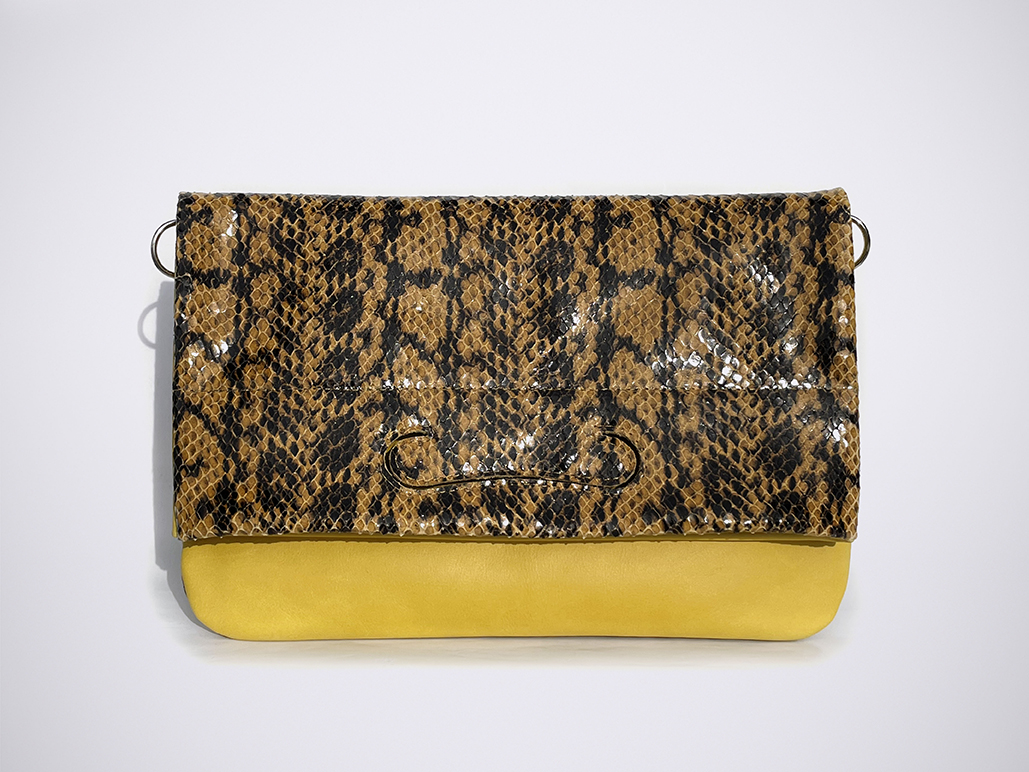PATCH CLUTCH - Snake / WaxYellow