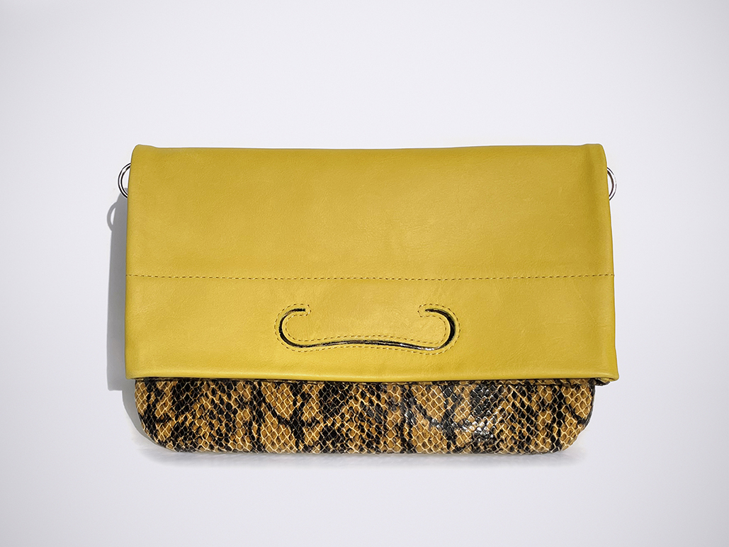 PATCH CLUTCH - Snake / WaxYellow