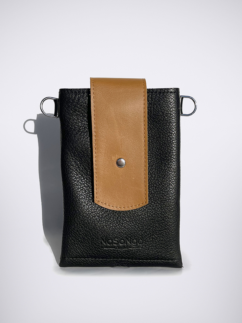 PHONE BAG - Black / WaxCamel