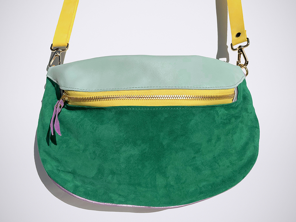 BANANA - LightBlue / SuedeGreen