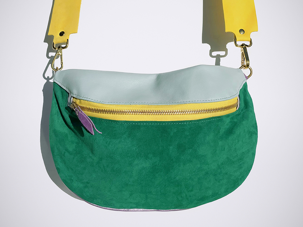 BANANA - LightBlue / SuedeGreen