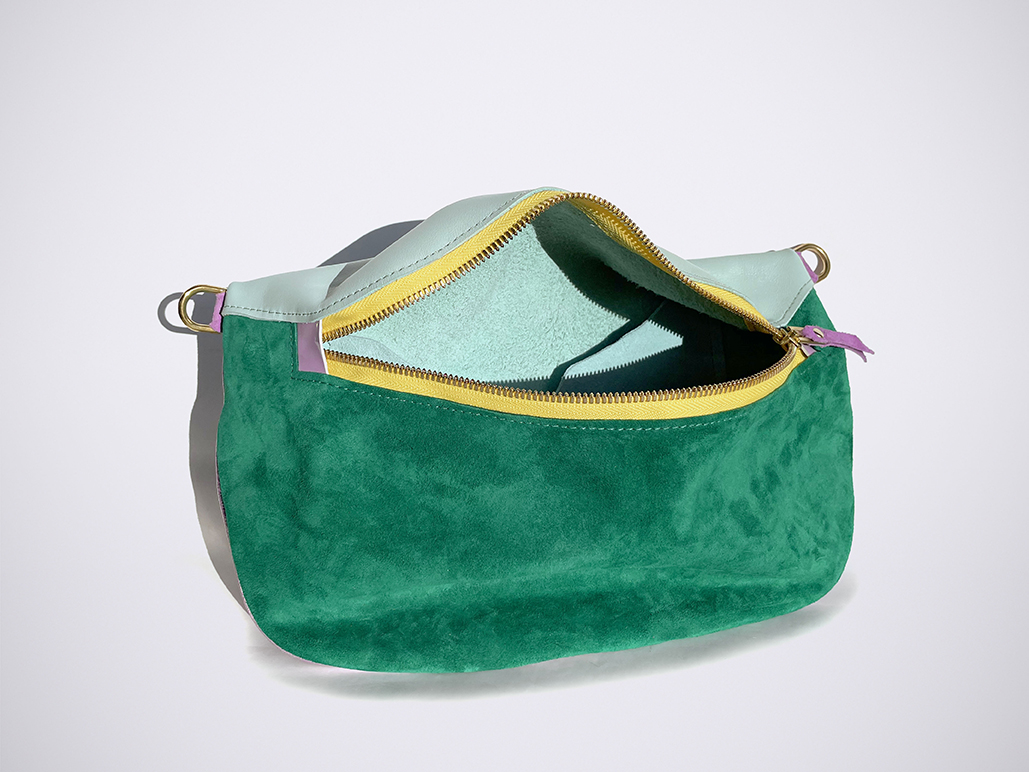 BANANA - LightBlue / SuedeGreen