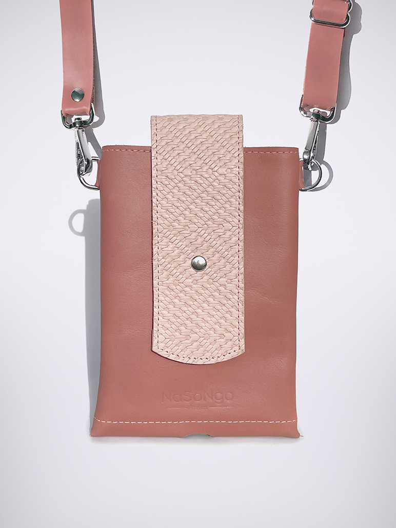 PHONE BAG - WaxRose / Embossed