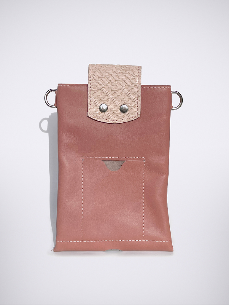 PHONE BAG - WaxRose / Embossed