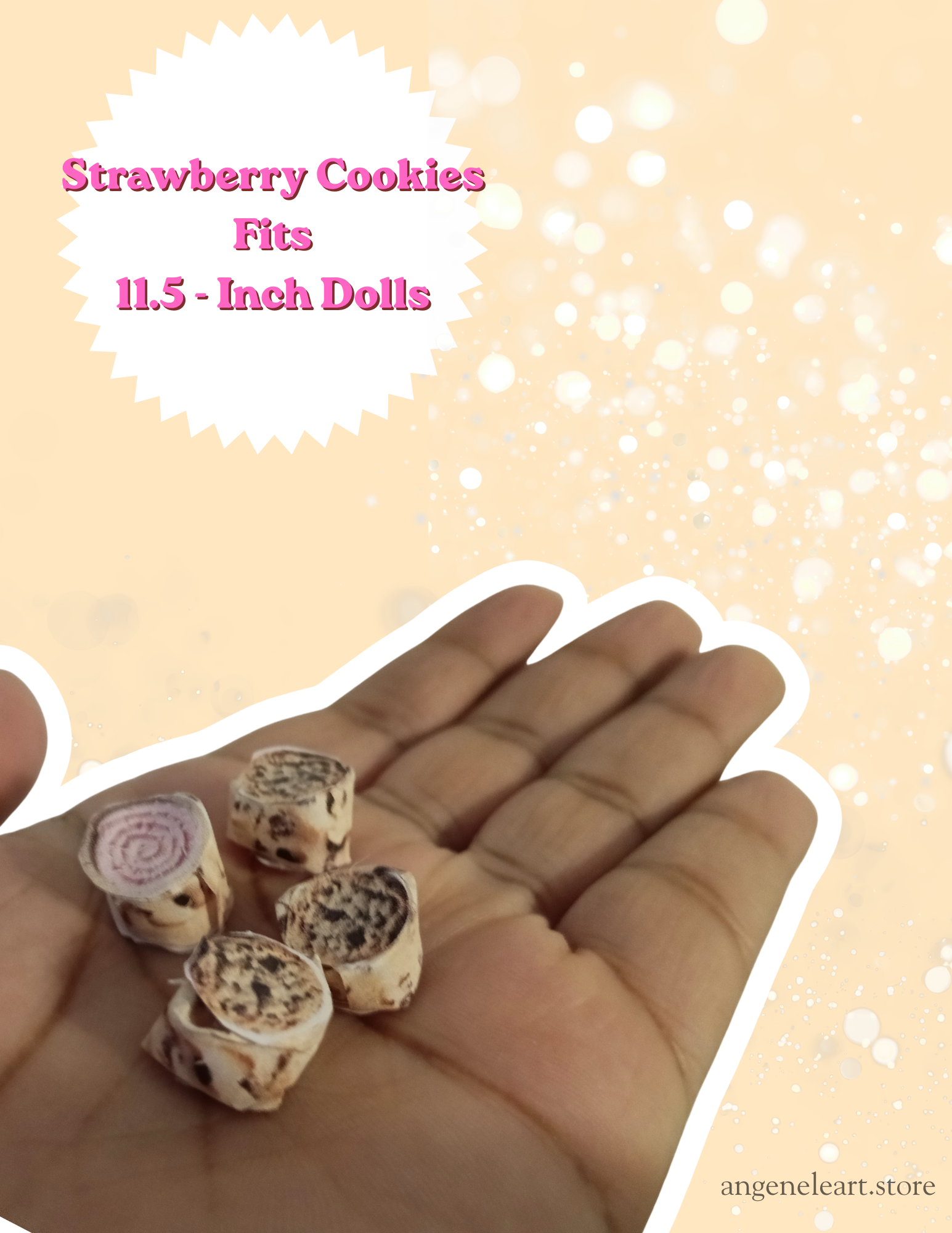 Doll  Strawberry Cookies