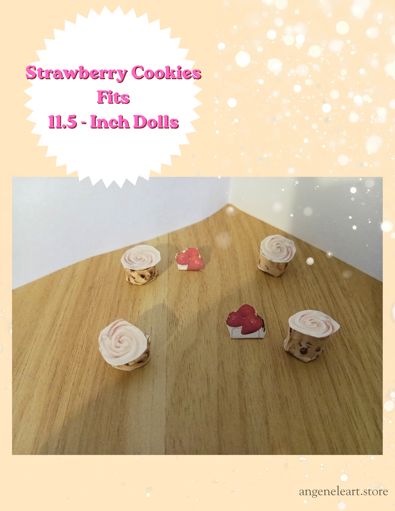 Doll  Strawberry Cookies