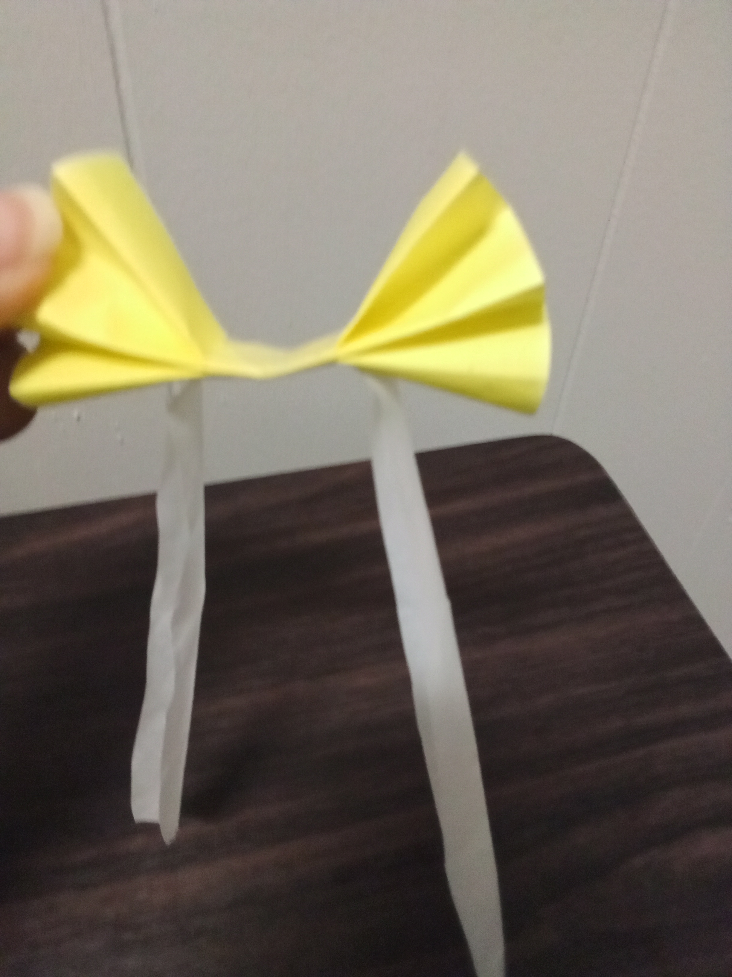 Lemon Chick Origami Template 11.5 inch Hair Bow and Matching Chick Pet