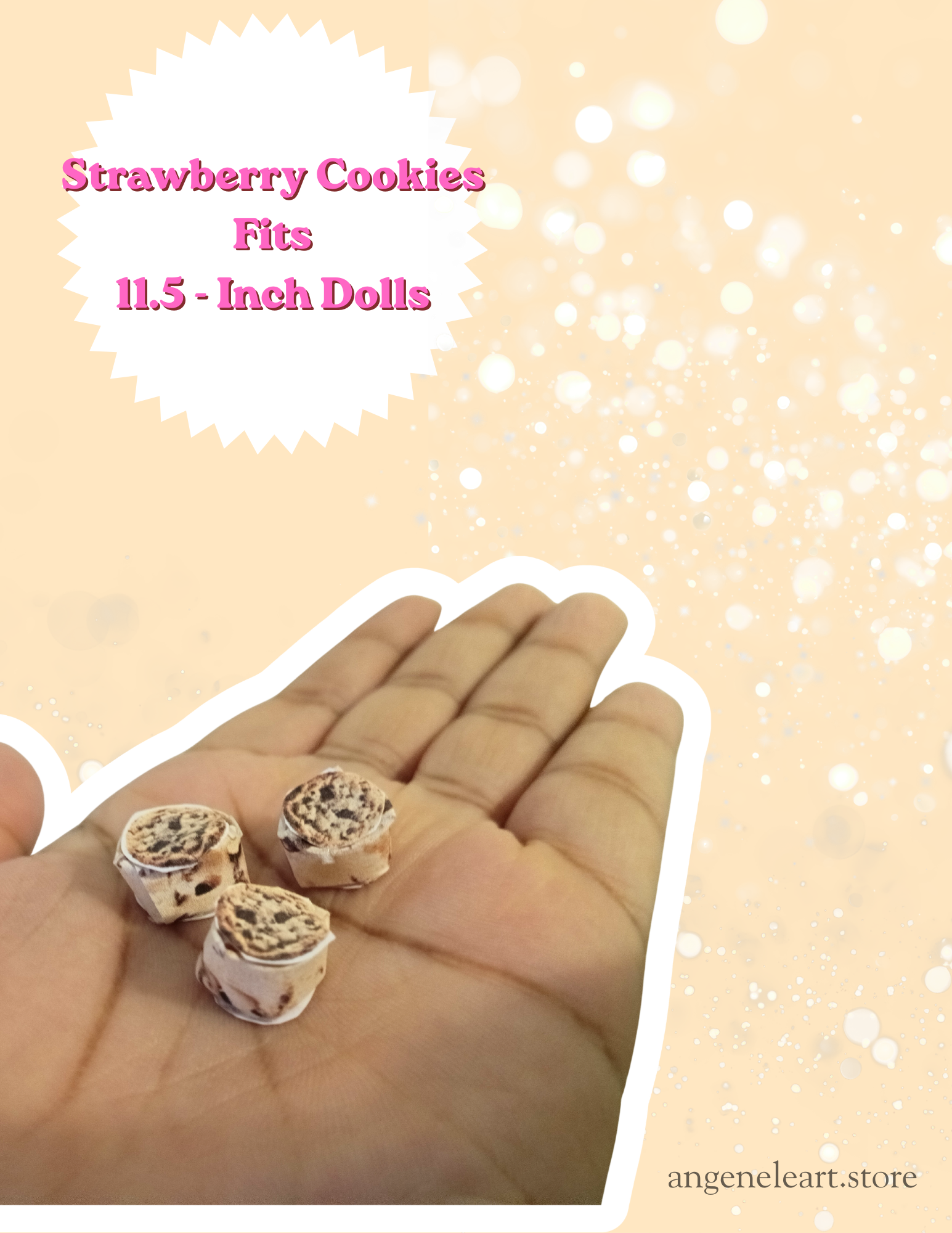 Doll  Strawberry Cookies