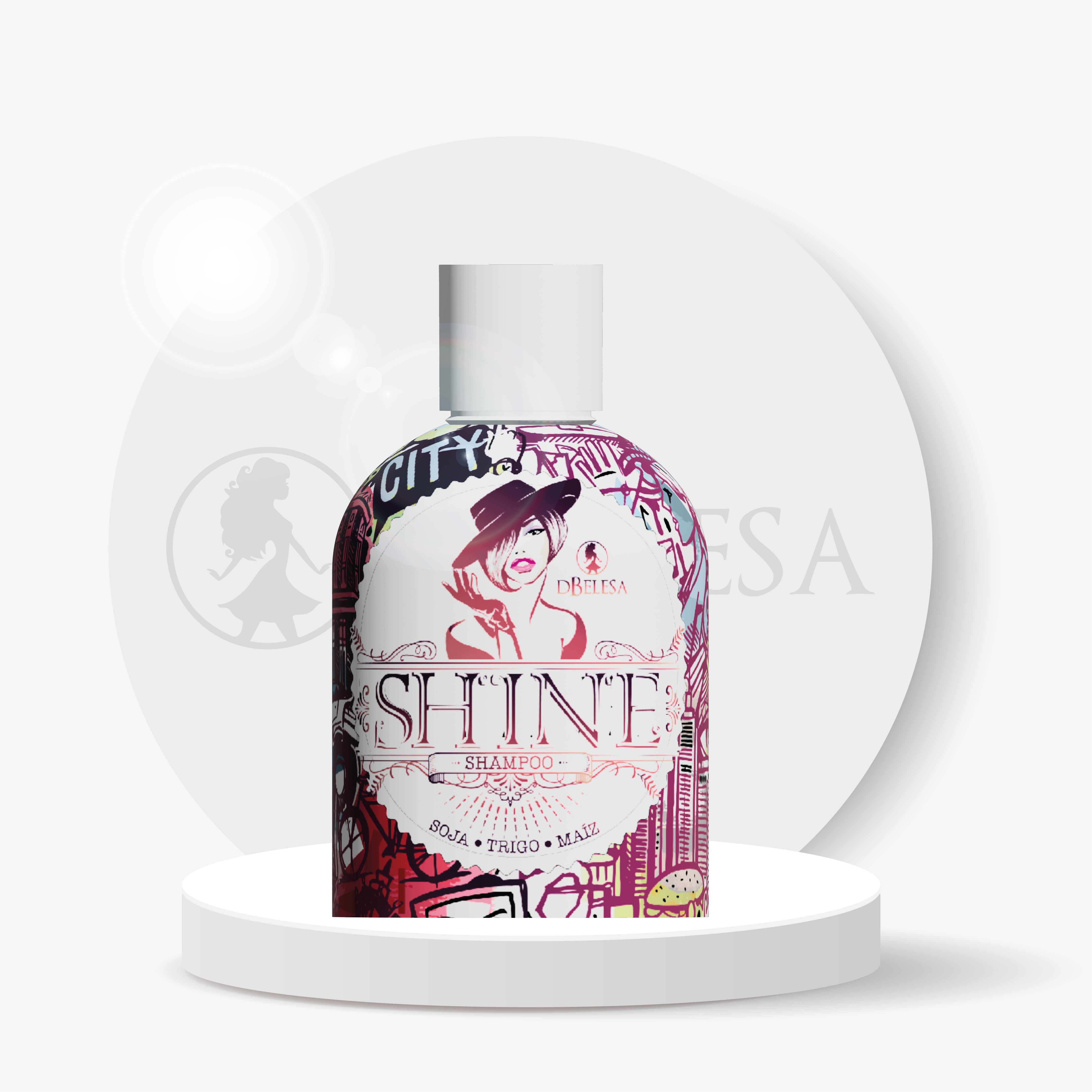 Shampoo Shine / Soja, maíz y trigo - 500 ml