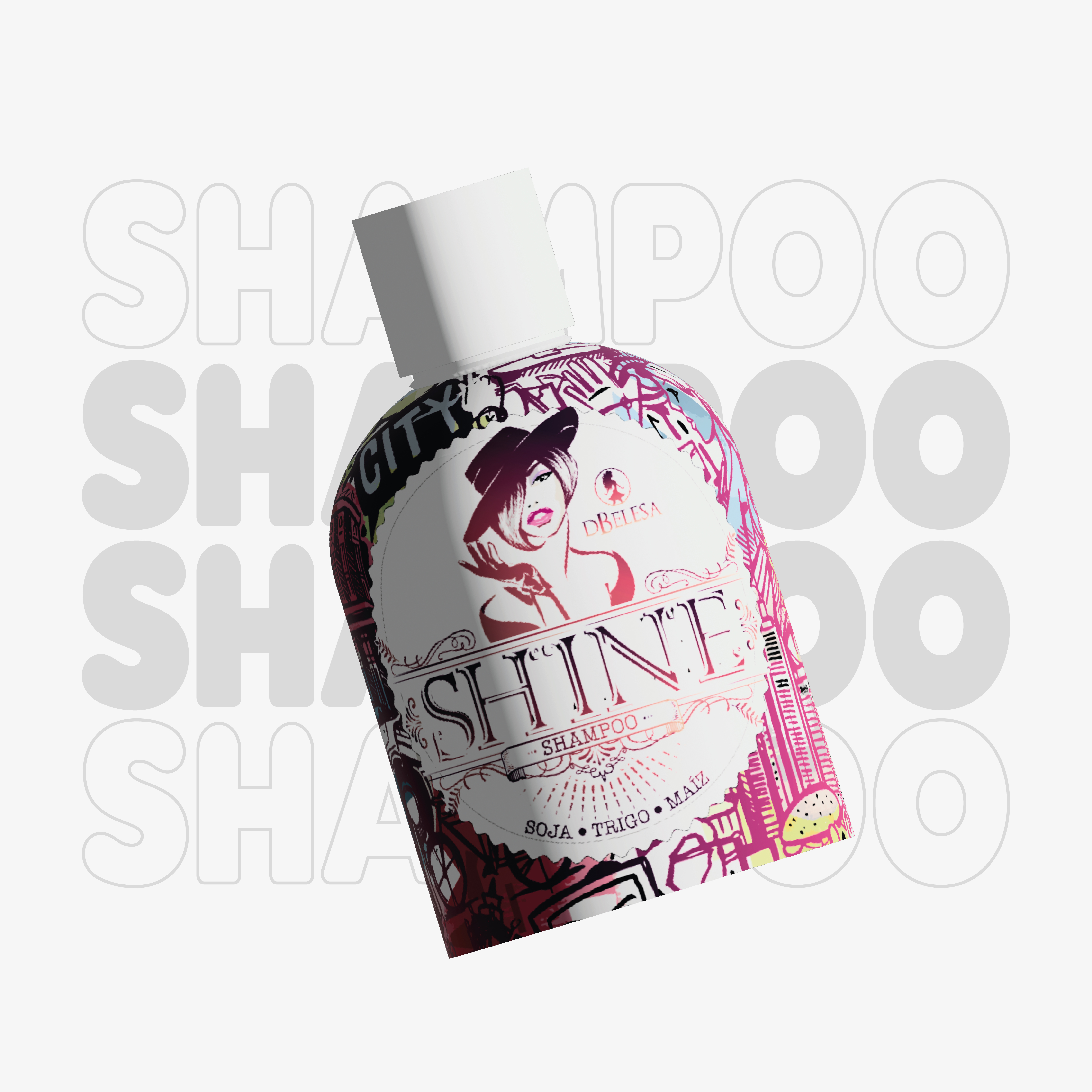Shampoo Shine / Soja, maíz y trigo - 500 ml