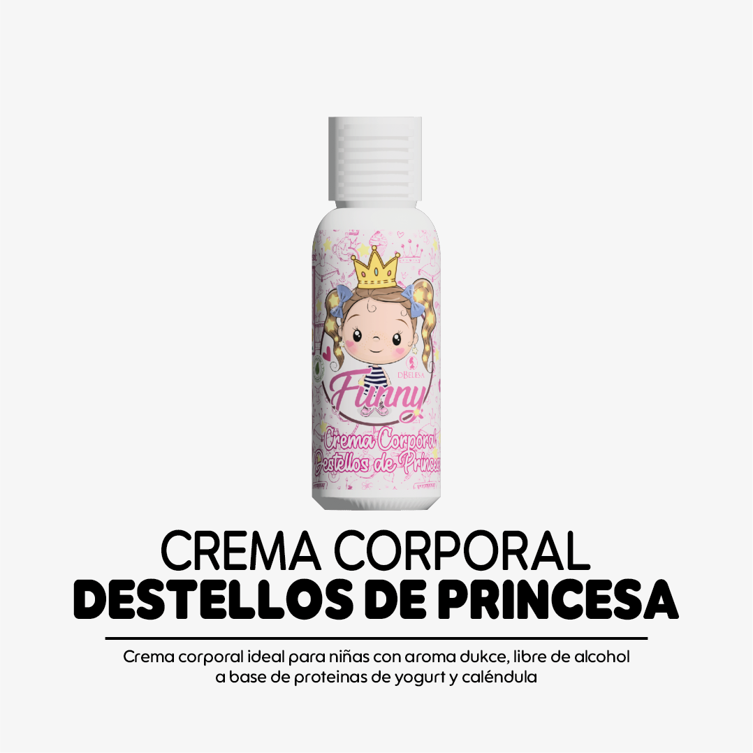 Crema corporal / Destellos de princesa - 100 ml